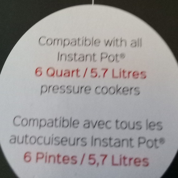 Instant Pot - Glass Lid with Steam Vent. Dishwasher Safe, - Picture 3 of 11